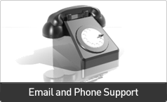 Email and Phone Support