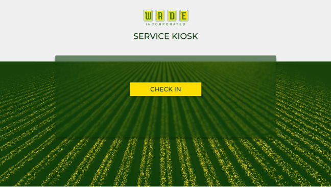Wade Inc. Custom Kiosk Application